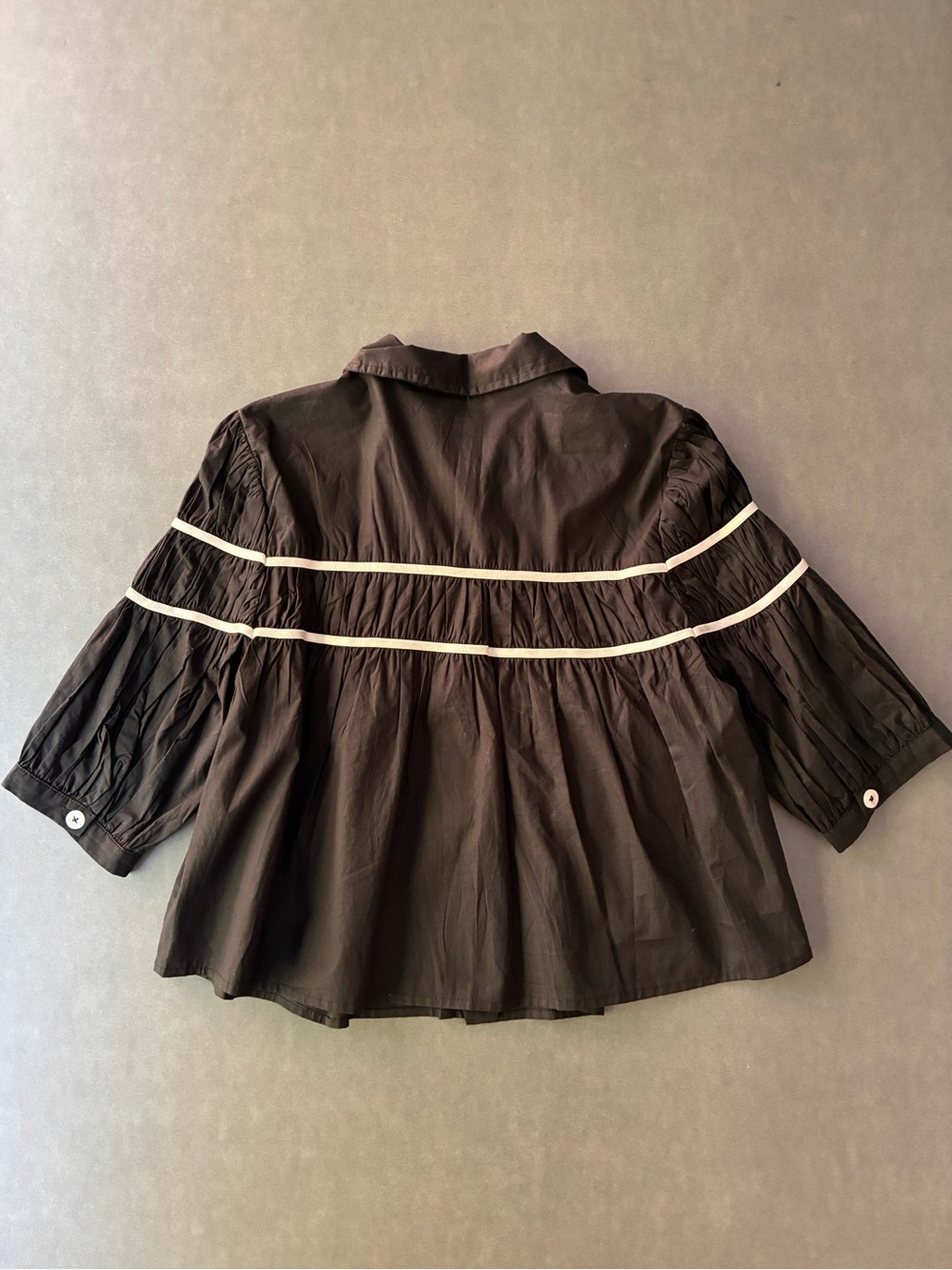 Maeve for Anthropologie The Leandra Shirred Yoke Blouse - Picture 3 of 11